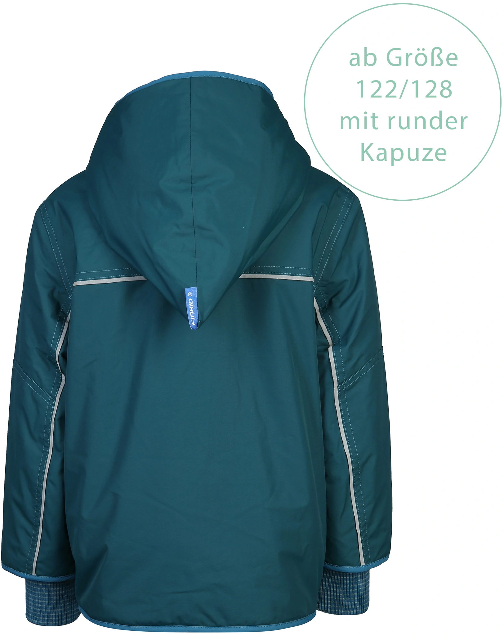 Winterparka TALVI EKO in deep teal/seaport