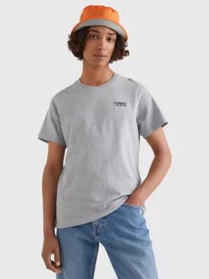 Camiseta de algodão orgânico com logotipo