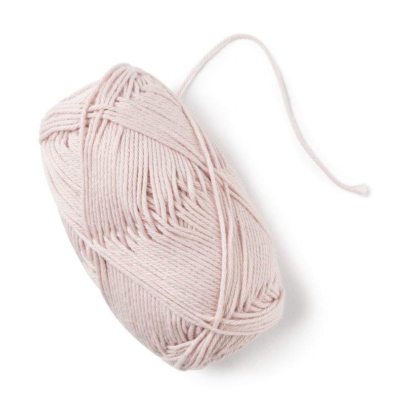 Garen katoen - babyroze - 50 gram