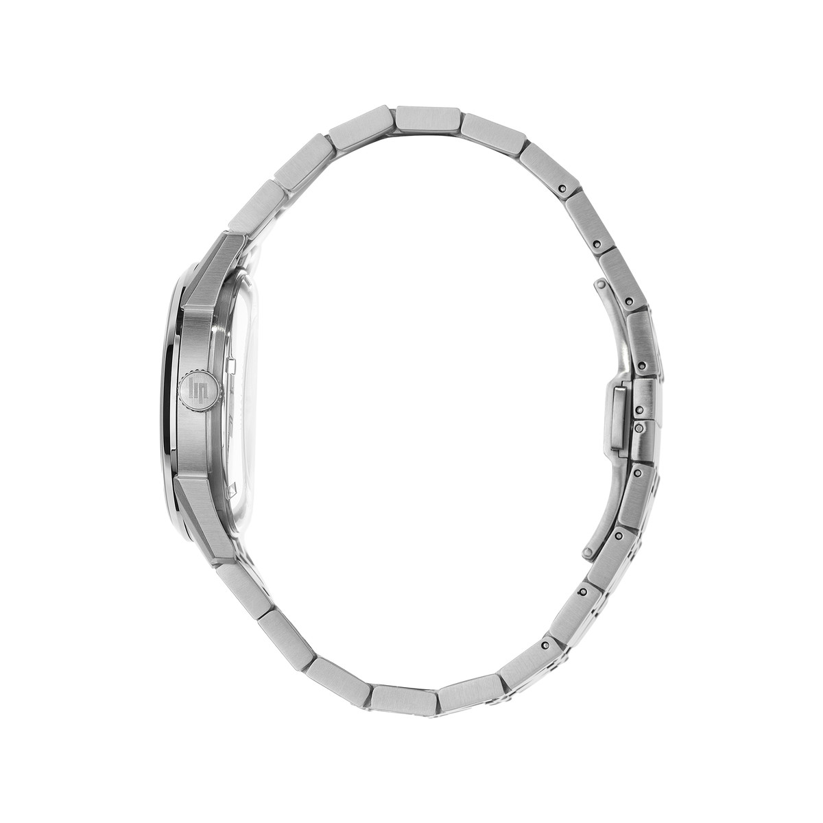 Montre LIP Himalaya homme acier bracelet métal argent