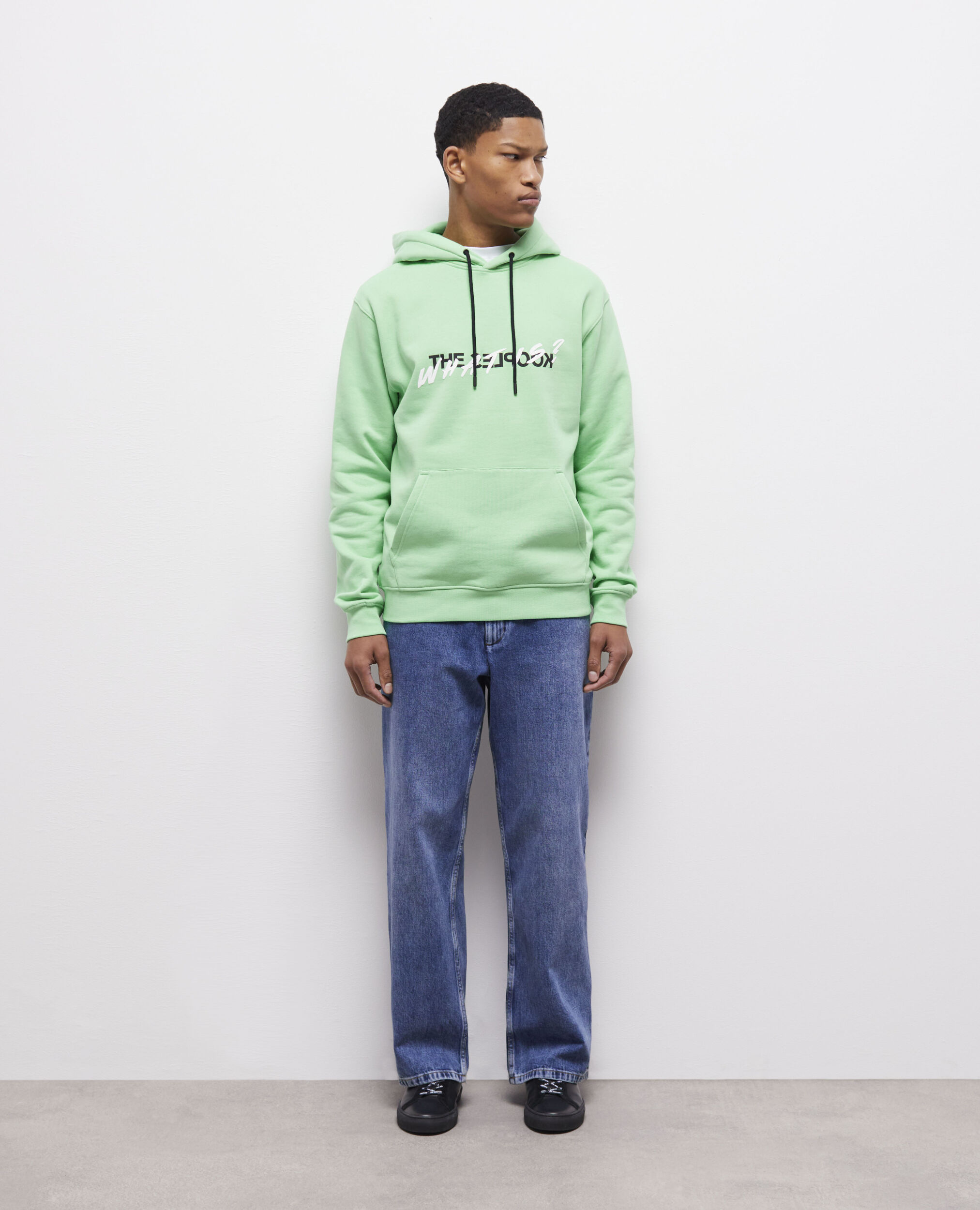 Sweatshirt à capuche What is vert