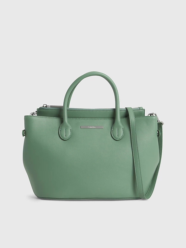 Bolsa de compras em couro sintético