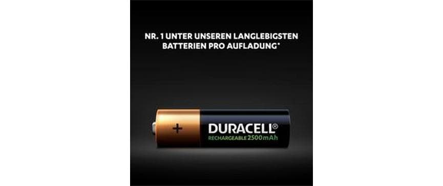 Akku Rechargeable NiMH AA 2500 mAh, 4 StückTyp AA, 4 Stück