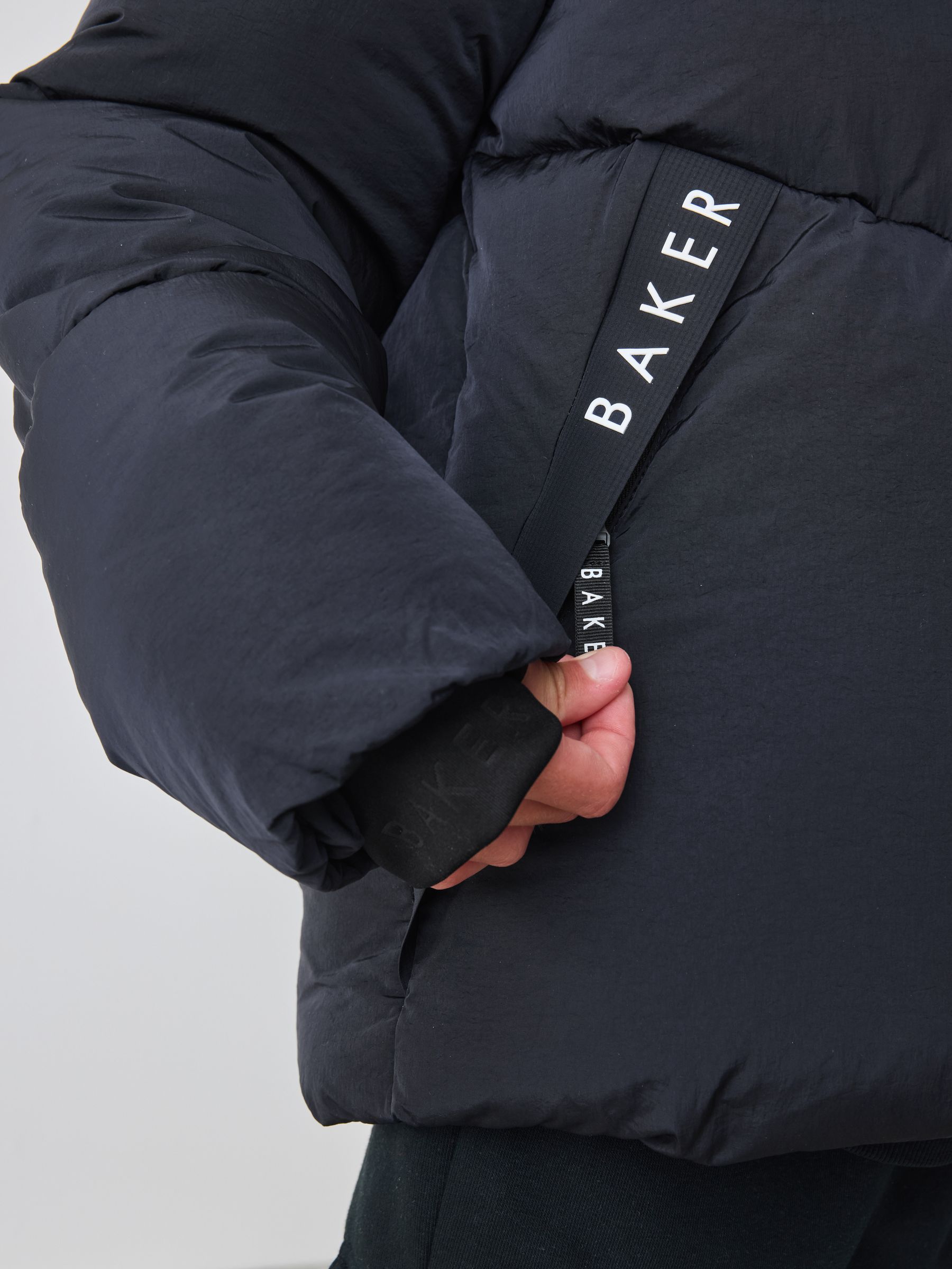 Marineblauw - Baker by Ted Baker - Regenbestendige gewatteerde jacks