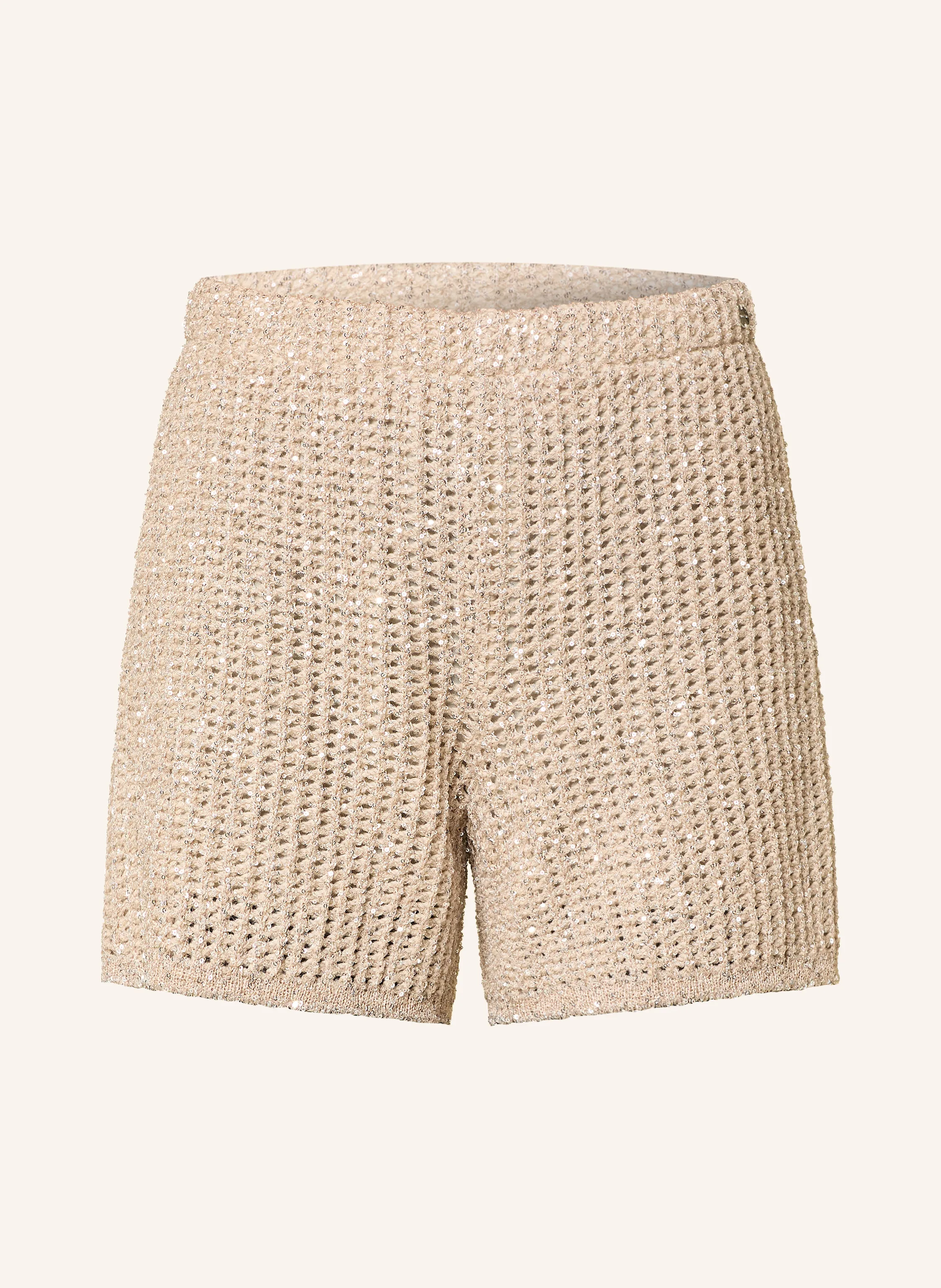 MARC CAIN Strickshorts WASHINGTON mit Pailletten
