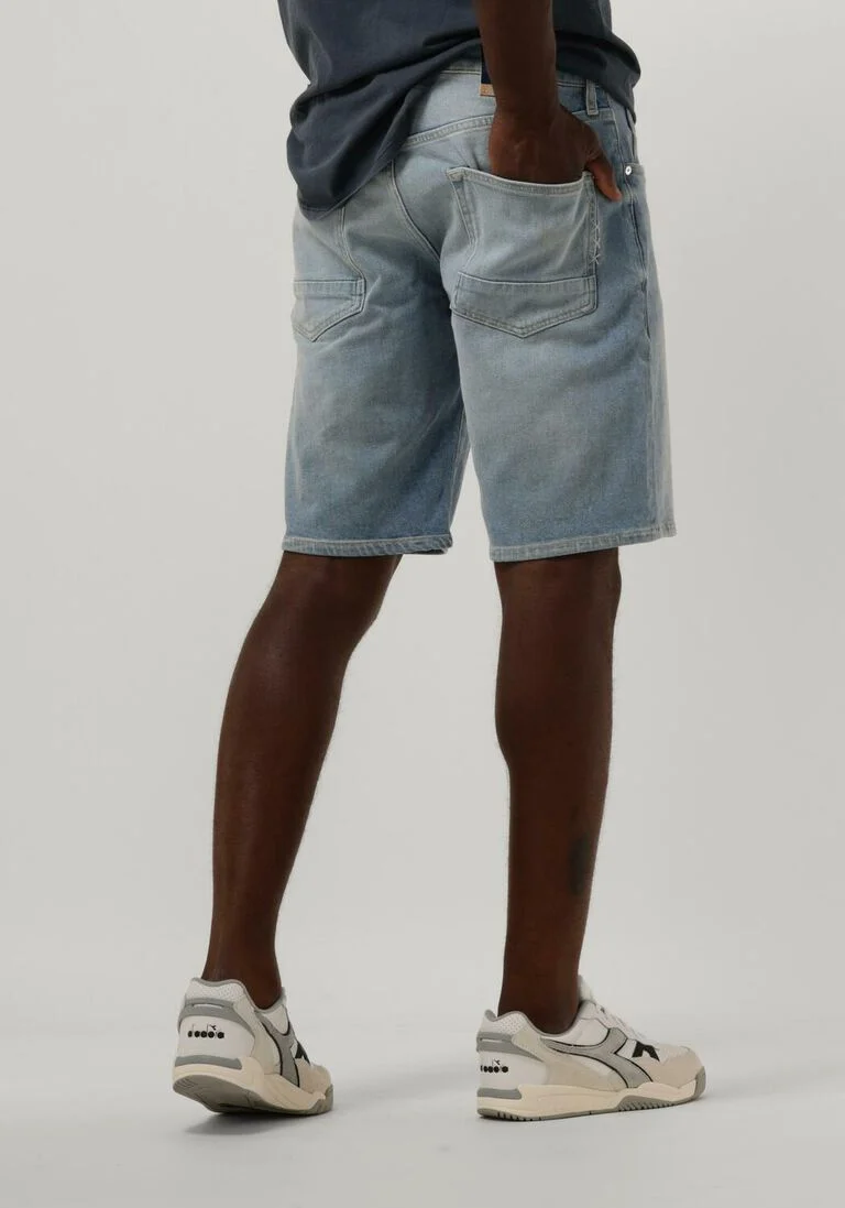 SCOTCH & SODA blauwe scotch & soda korte broek ralston short seasonal essentails - blue skies