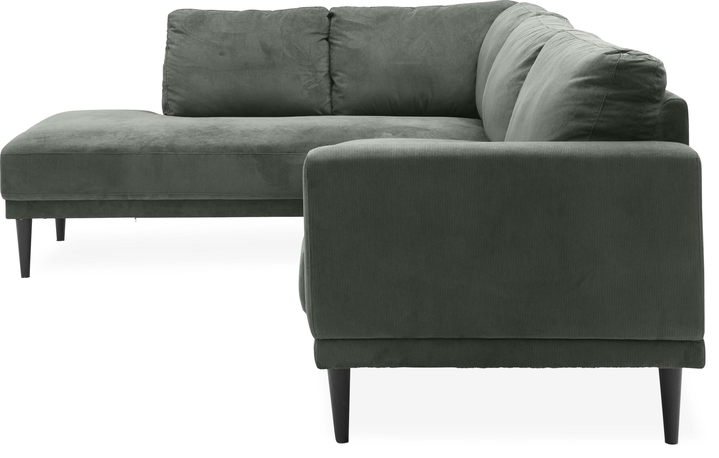Mexico V1 venstrevendt hjørnesofa med pufafslutning