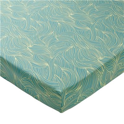 Linge de lit forêt sous-marine - BECQUET CRÉATION