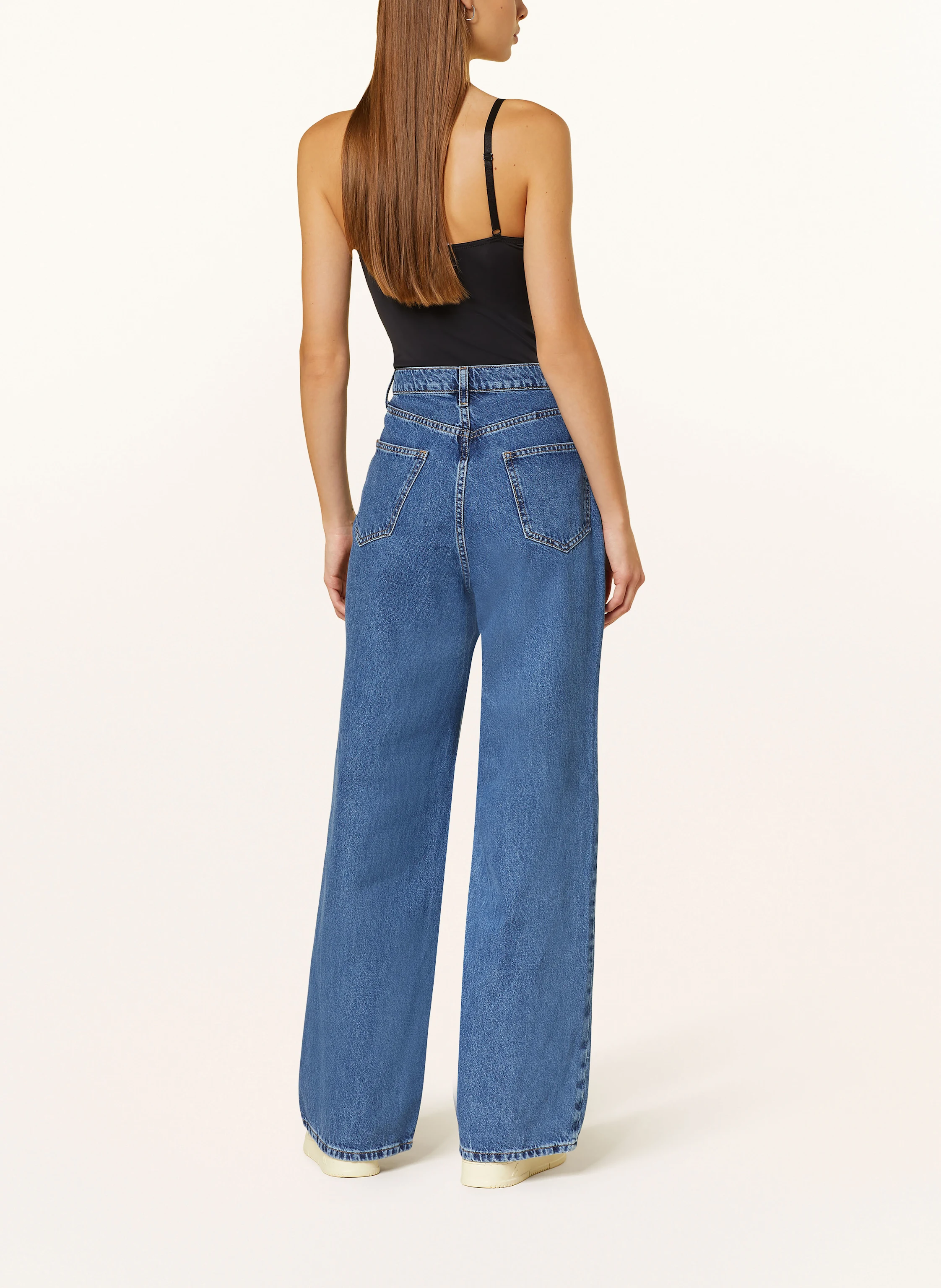ONLY Straight Jeans mit Schmucksteinen