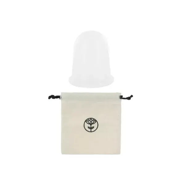 Ventouse Silicone Anti-cellulite avec Pochon Blanc