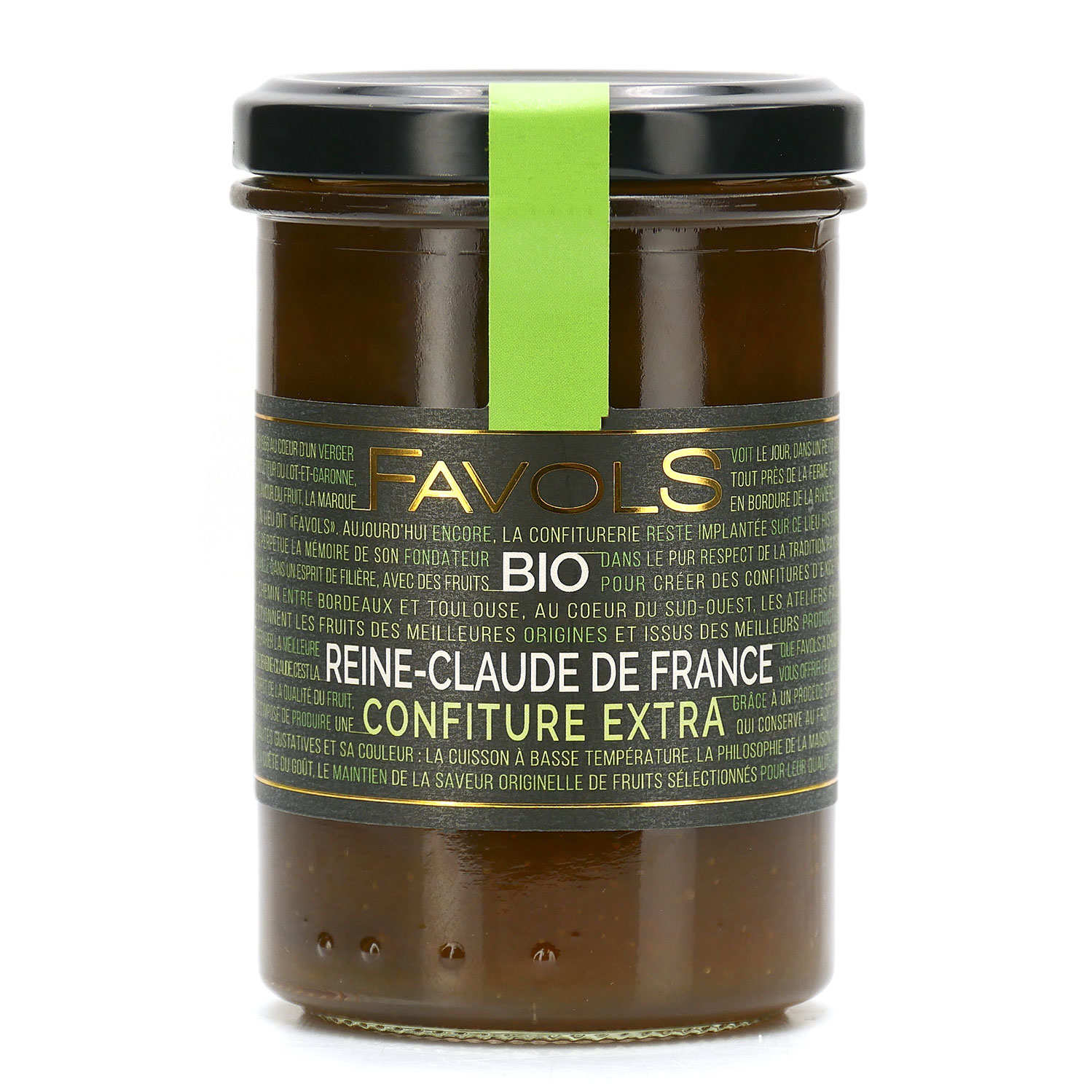 Confiture de reine-claude du sud-ouest bio