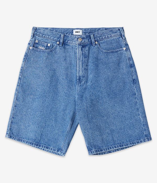 Obey Bigwig Denim Shorts (light indigo)