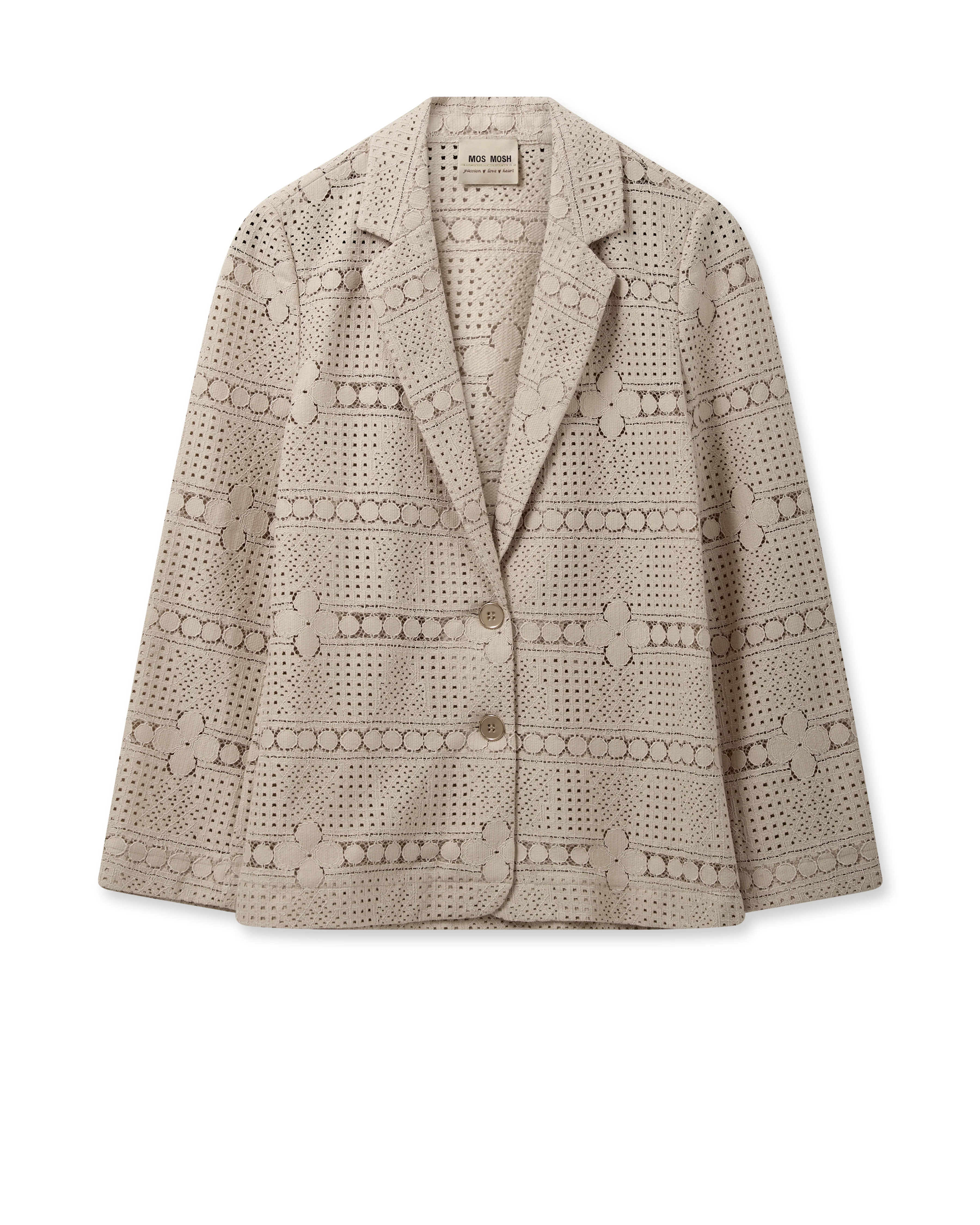 Mos Mosh  Alva Ellinor Blazer - Cement