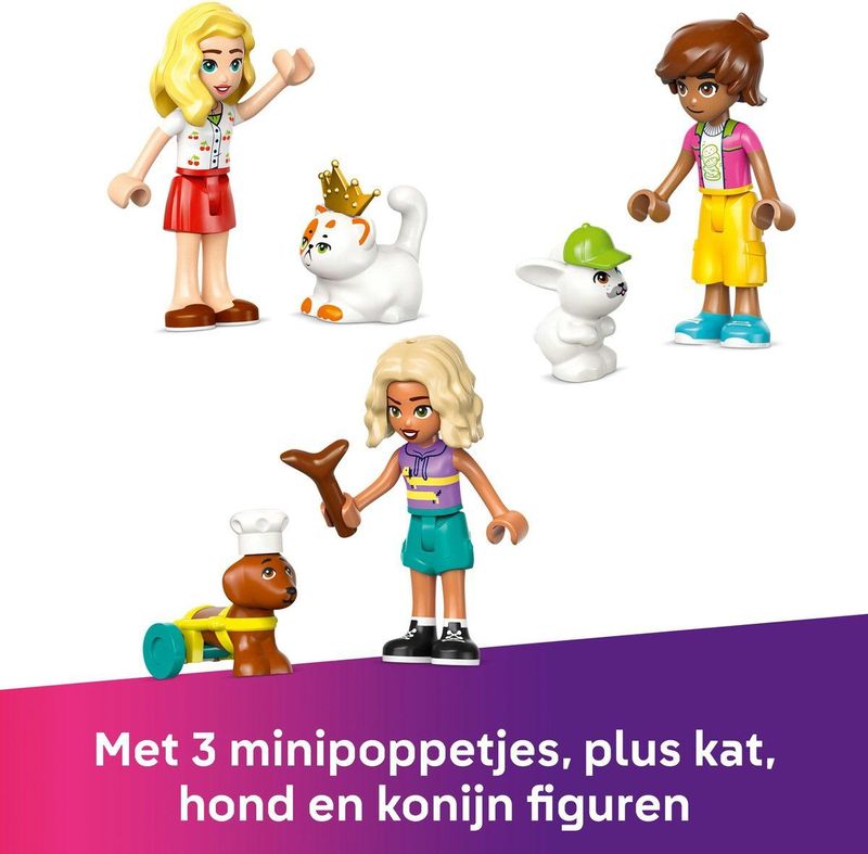 LEGO Friends - Winkel met Dierenaccessoires - Speelgoedwinkel Bouwpakket - Dieren Figuren - Voor Kinderen 6 Jaar en Ouder