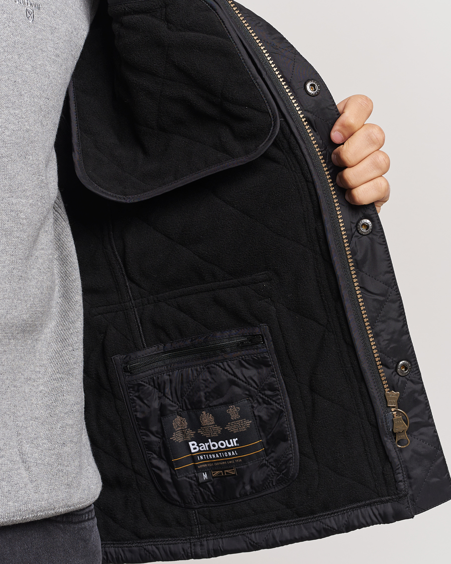 Barbour International Ariel Polarquilt Black