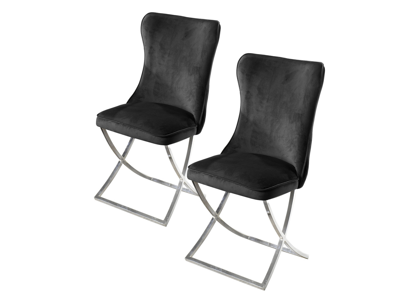 Trendige Esszimmer-Stühle, 2er-Set