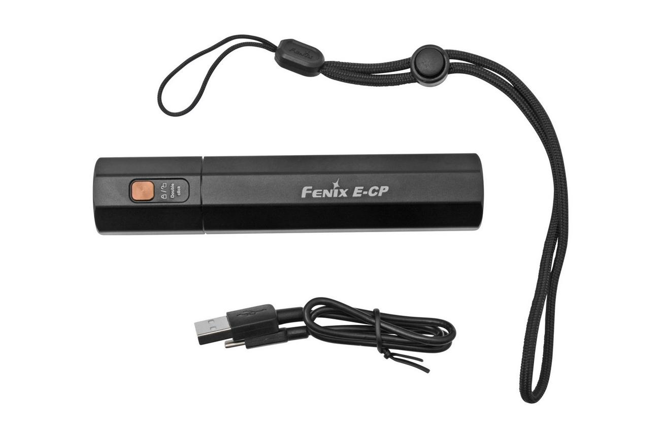 Fenix E-CP, zwart, EDC zaklamp en powerbank, 1600 lumen, 5000 mAh