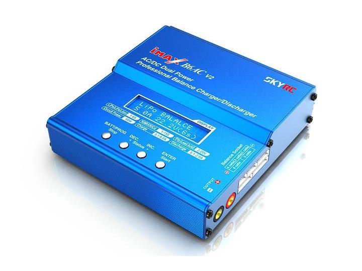 SKYRC Ladegerät B6 AC V2 1-6S, 50W Universelles AC/DC Modellbau Ladegerät
