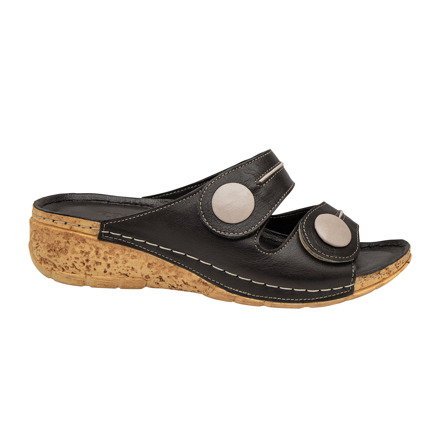 Gemini Pantolette aus Anilinleder