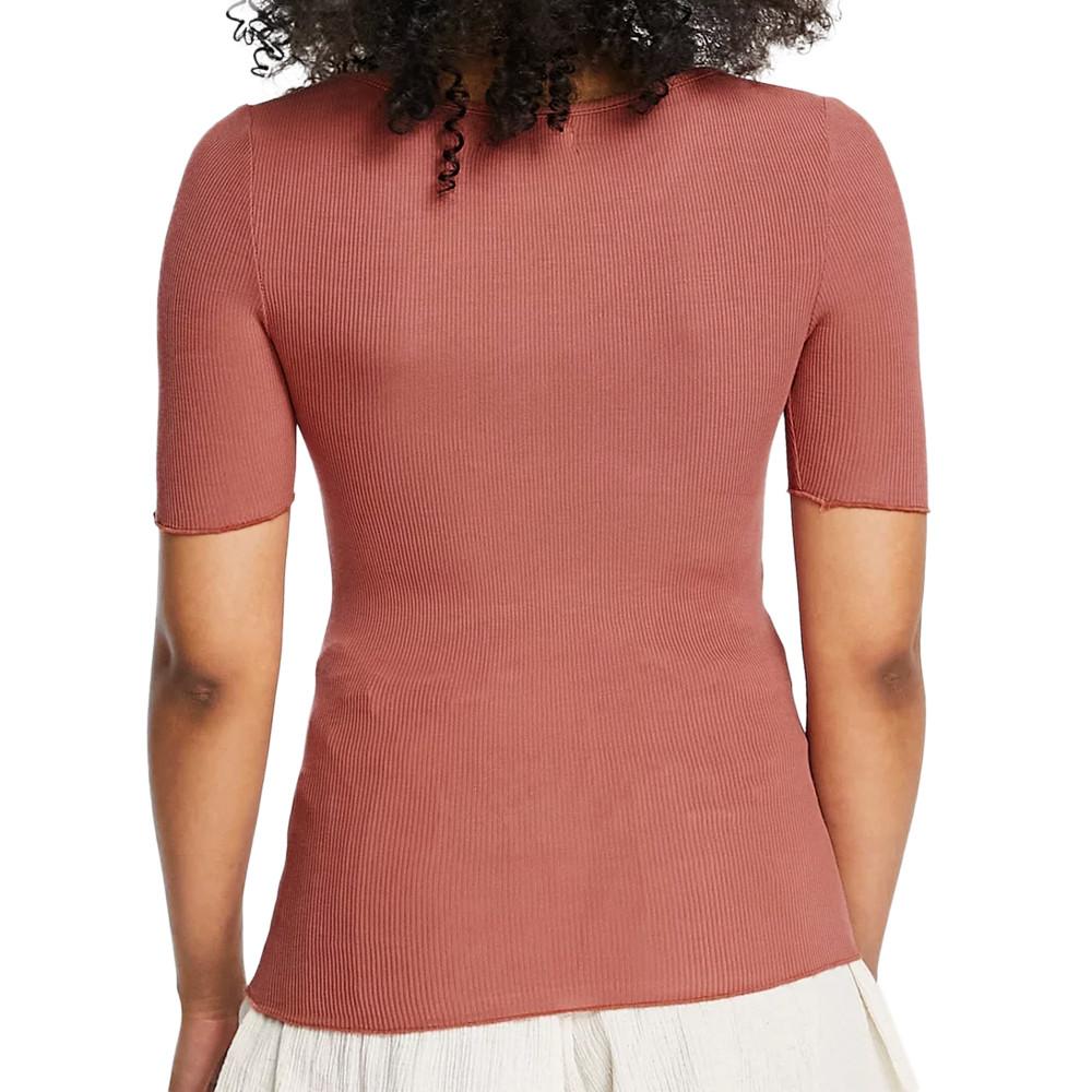 Brave Soul T-shirt Rose Femme Brave Soul Lovely