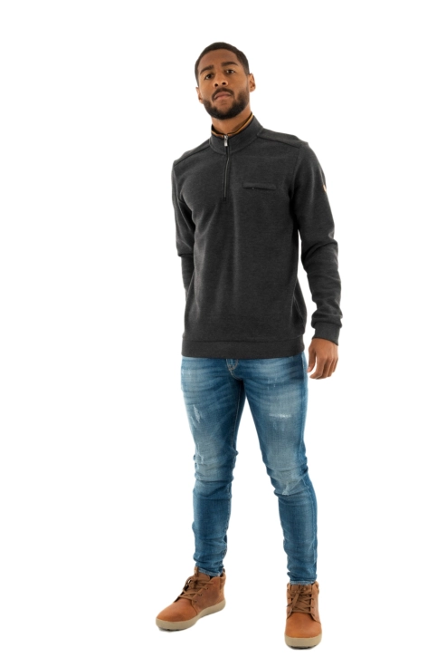 Pull hiver Benson & Cherry melo anthra