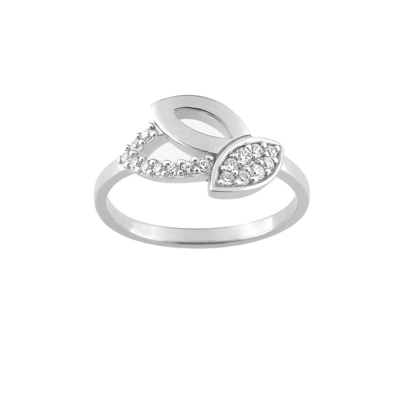 Bague femme - Oxyde de zirconium - Argent 925
