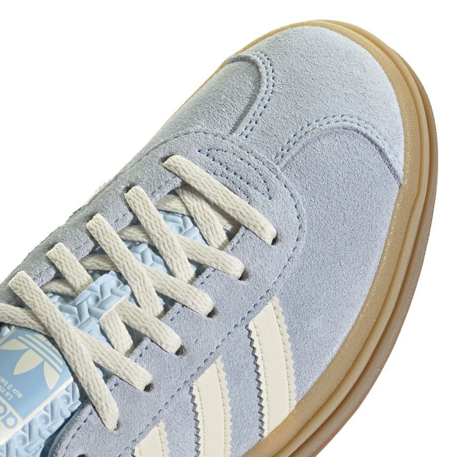 adidas Originals Chaussures Gazelle Bold - Bleu Ciel/Blanc/Doré Femme