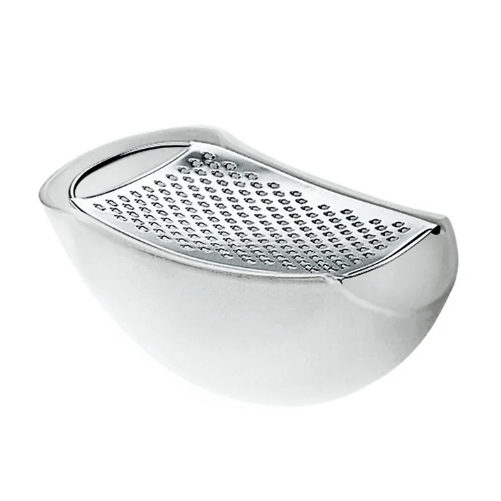 A di Alessi - Parmenide Käsereibe mit Dose, schwarz