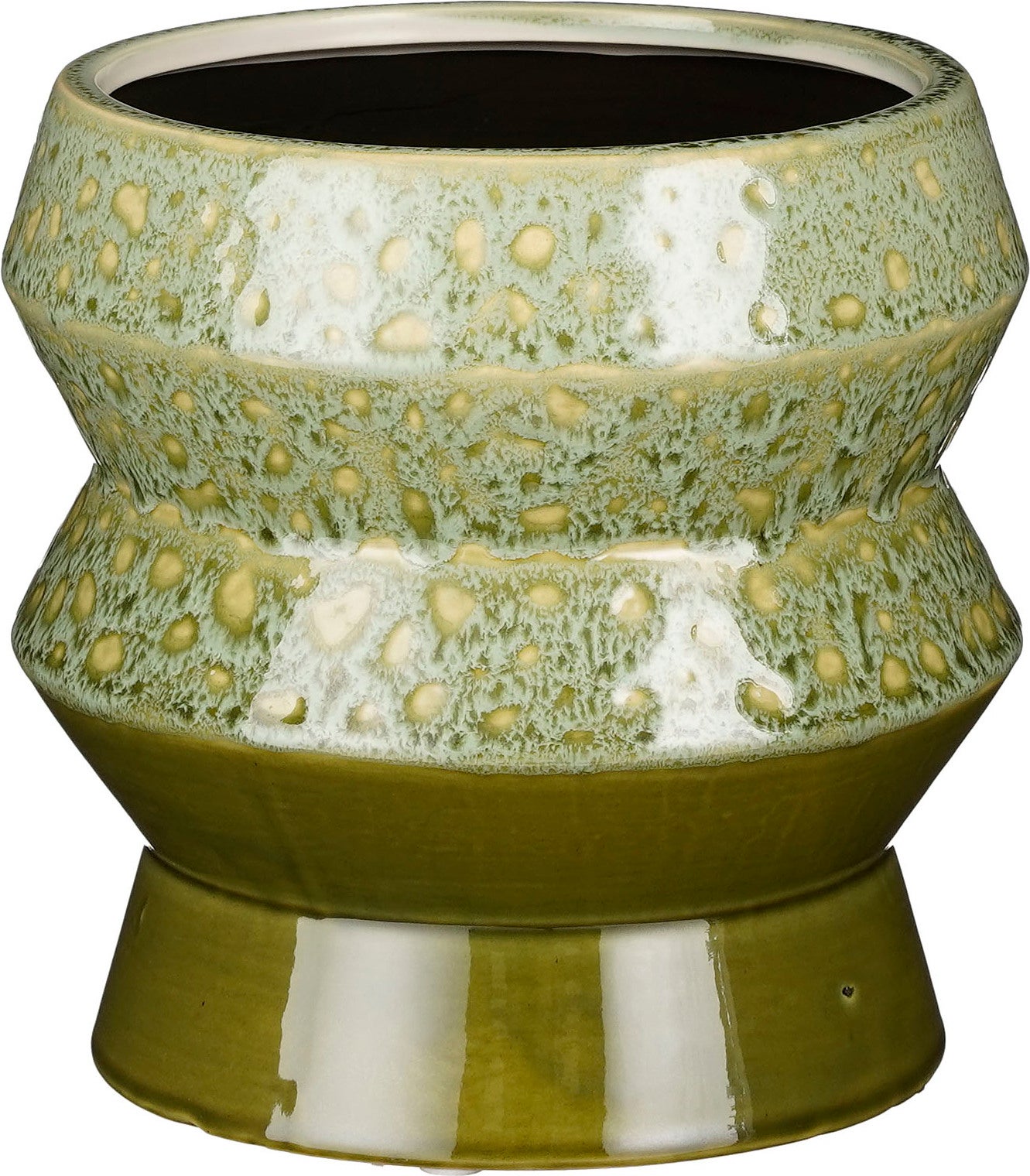 Mica Decorations bloempot Astana groen D 19,5 H 19 cm
