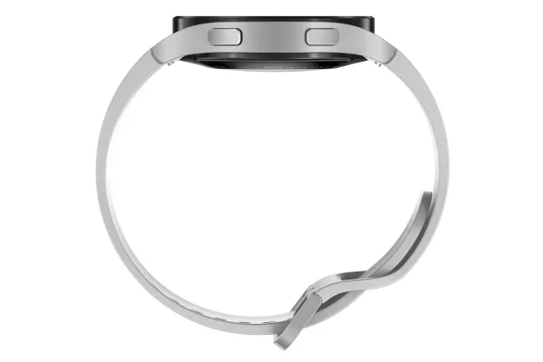 [OUTLET] - Samsung Galaxy Watch4 - 44 mm - sølv - smart ur med sportsbånd - hvid - display 1.36