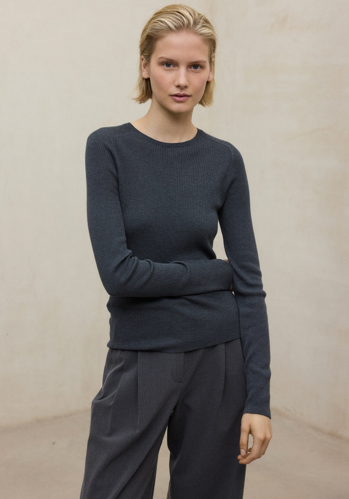 Ecoalf Wollpullover Lily Knit Storm Blue