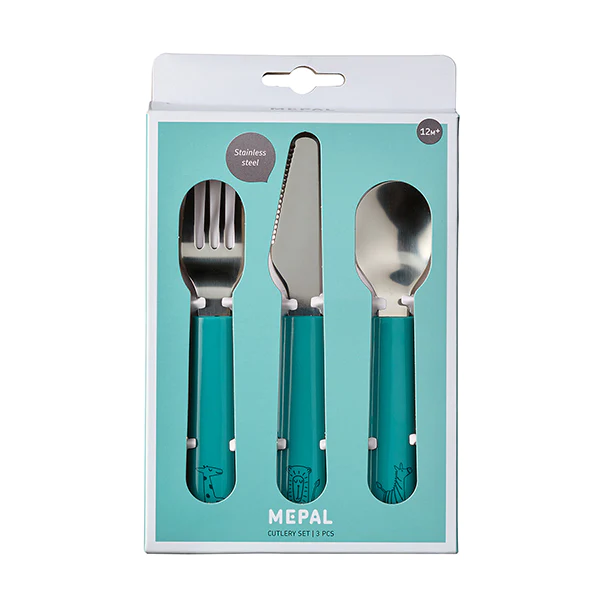 Set de couverts enfant 3 pièces Mio tuquoise Mepal