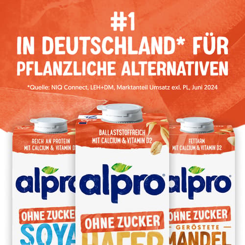 Alpro Haferdrink Ohne Zucker VEGAN