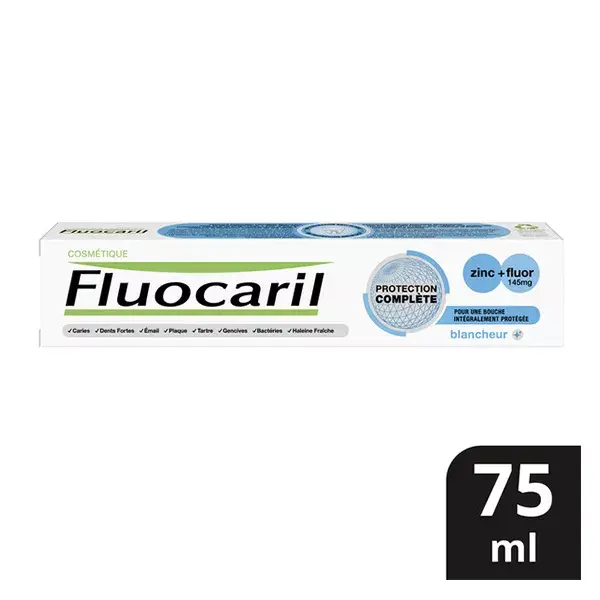 Fluocaril Complete Protection, Creme dental branqueador, 75ml