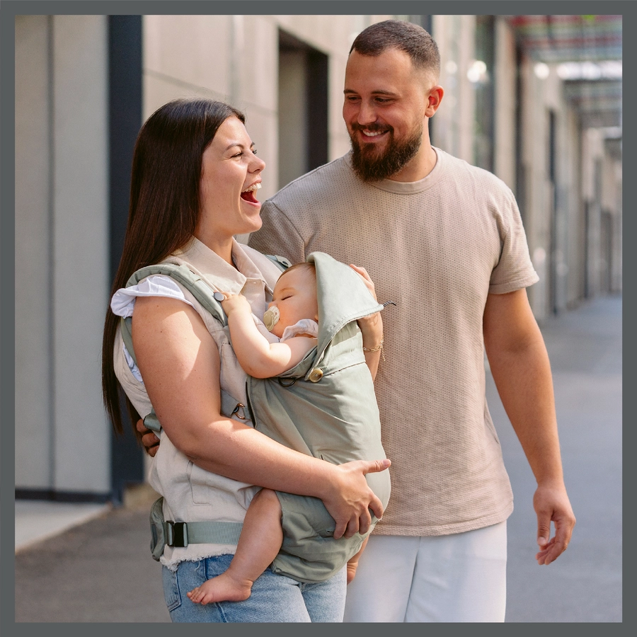 babymoov Babytrage Moov & Boost Sage Green