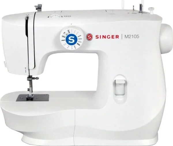Singer M2105 - Symaskine - 8 søm - 4 et-trins knaphuller
