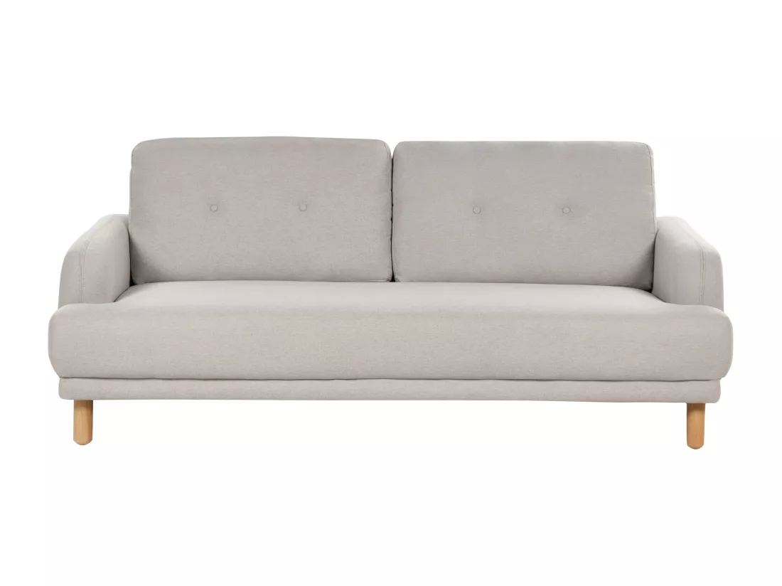 Canapé 3 places en tissu taupe TUVE