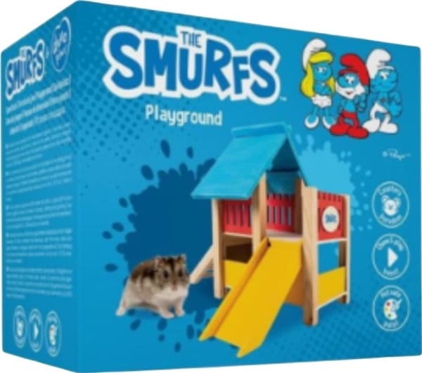 Duvo+ DUVO+ SMERFS LEKEPLASS gnagere 25x20x21cm 13584