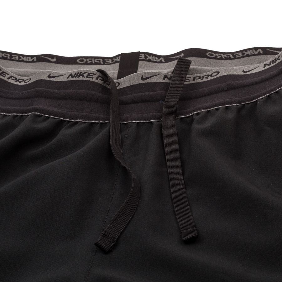 Nike Pro Short Running Dri-FIT Flex - Noir/Gris