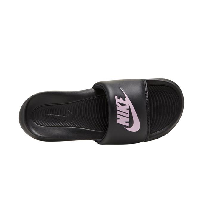 NIKE VICTORI ONE WOMENS SLIDES BLACK-LT-ARCTIC-PINK-BLACK