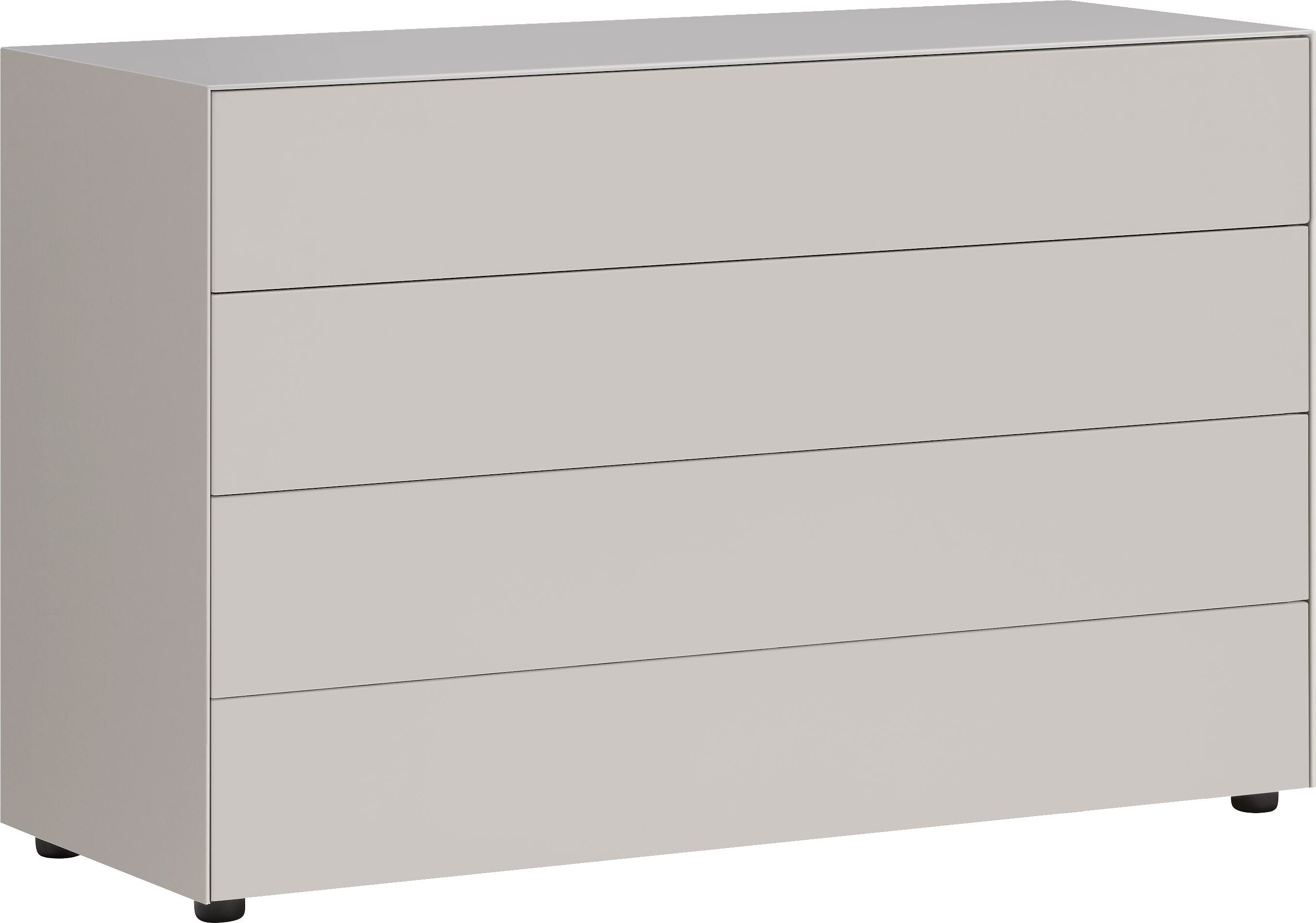 LUX Kommode - Taupe / B: 120.0 cm x T: 46.0 cm x H: 74.5 cm