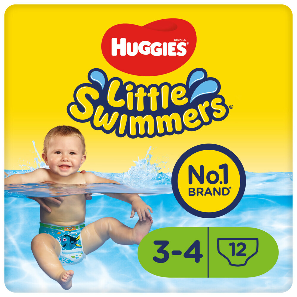 Huggies Little Swimmers maat 3-4 (7-15 kg)12 stuks