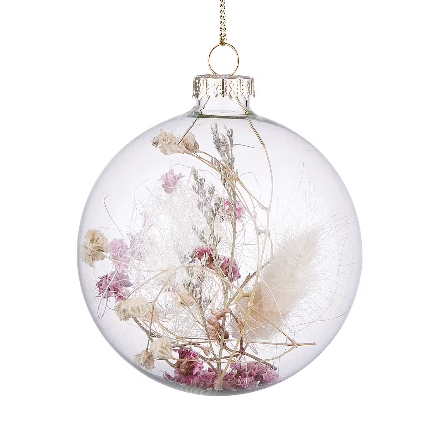 HANG ON Weihnachtskugel Trockenblumen 6er-Set