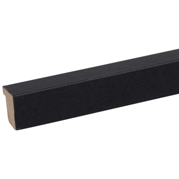 Decowall Acoustic eindprofiel zwart 260cm