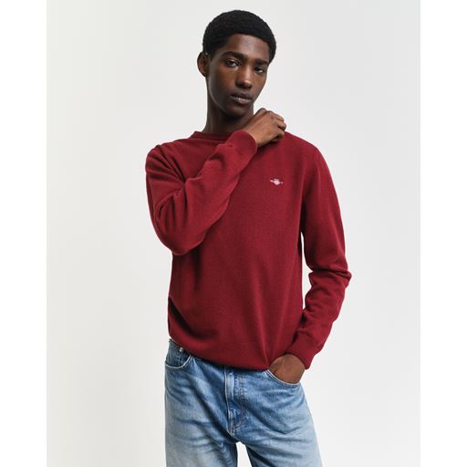 GANT Crewneck Sweater, Plumped Red, 3XL