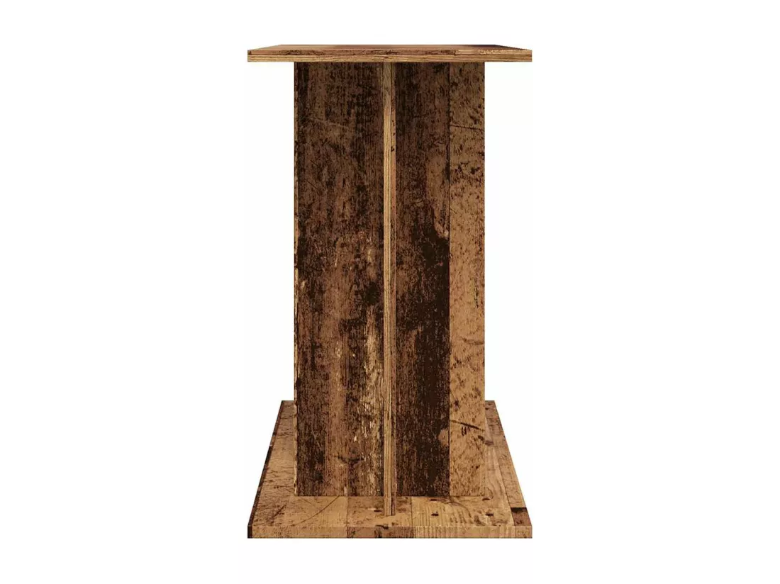 Support d'aquarium vieux bois 80x35x60 cm bois d'ingénierie