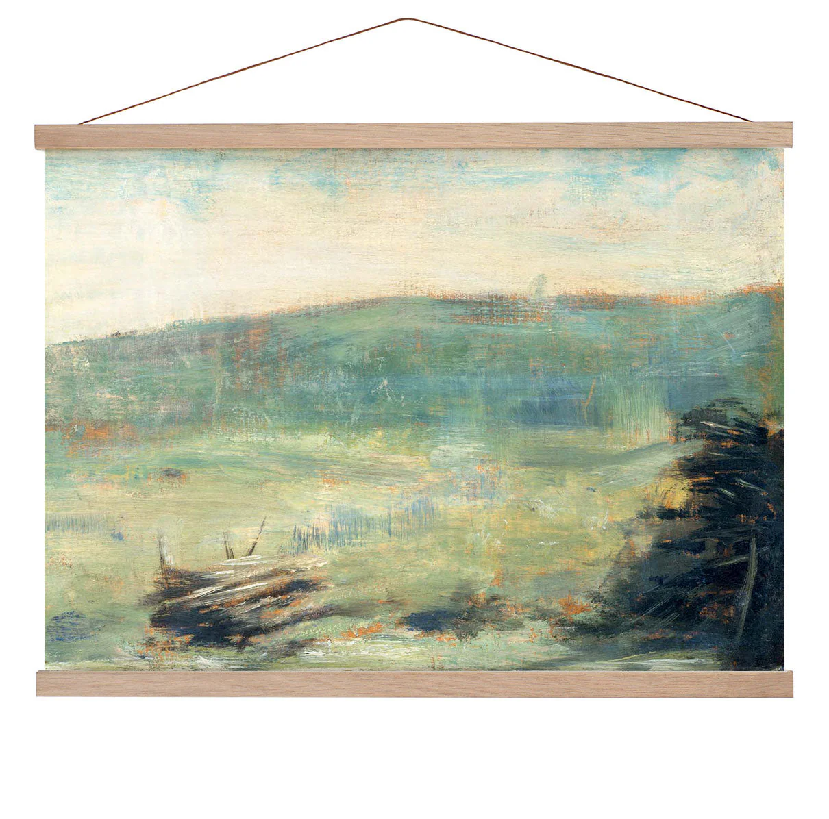 Landschaft bei Saint-Ouen von Georges Seurat