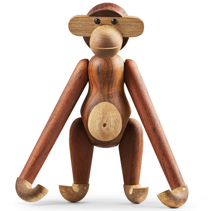 Kay Bojesen - Holz-Affe gross, Limbaholz / Teakholz