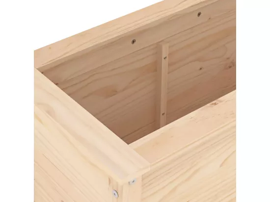 Jardinière 82,5x40x78 cm bois de pin massif