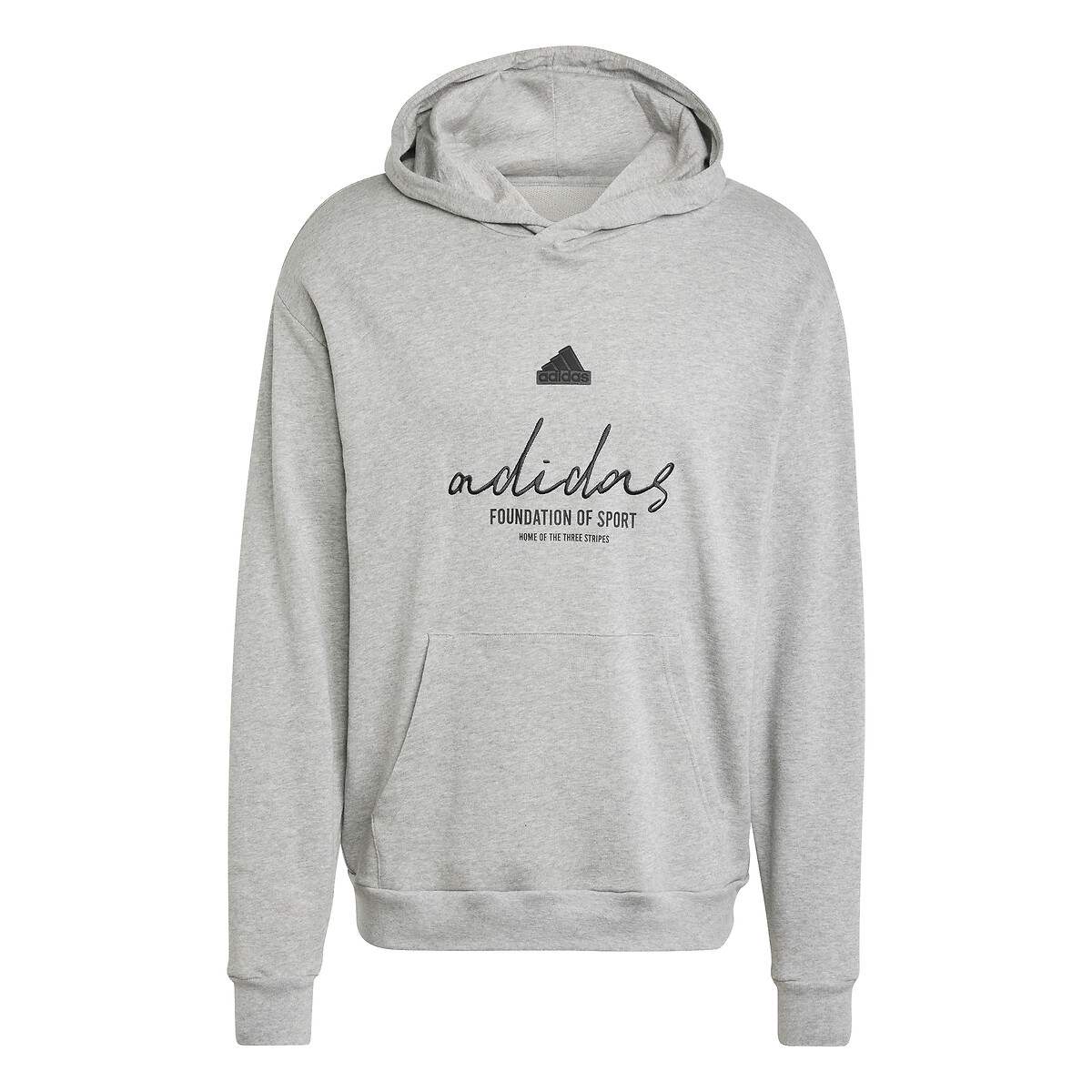 ROUPAS ESPORTIVAS ADIDAS<br>Moletom com capuz e logo duplo